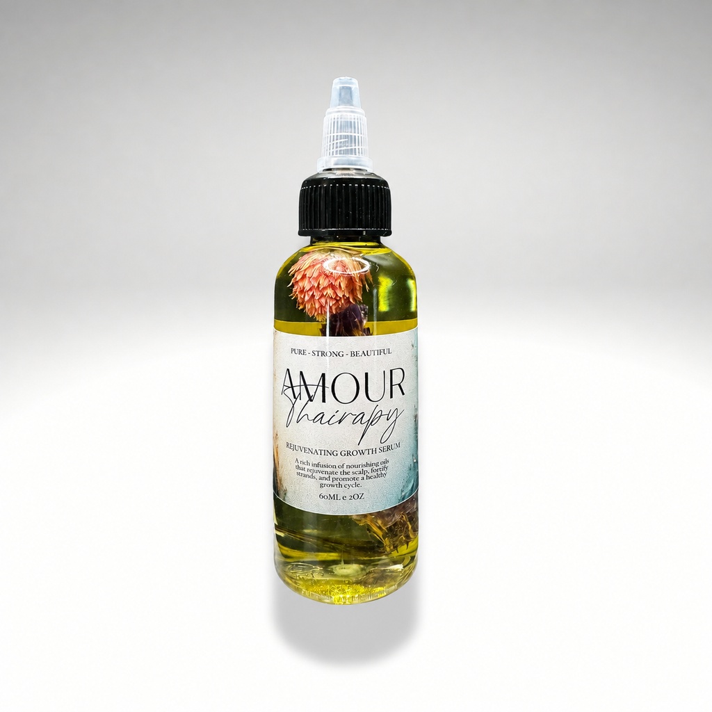 Amour Thairapy Rejuvenating Growth Serum bottle with botanical infused oil 